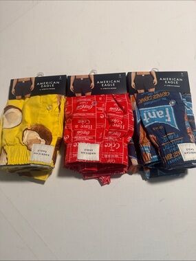 American Eagle Boxers Mens Small 3 Pack